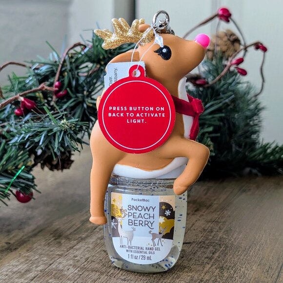 🦌 Bath & Body Works Reindeer PocketBac Holder NWT - Picture 2 of 4